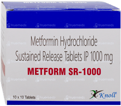 Metform Sr 1000 Tablet 10